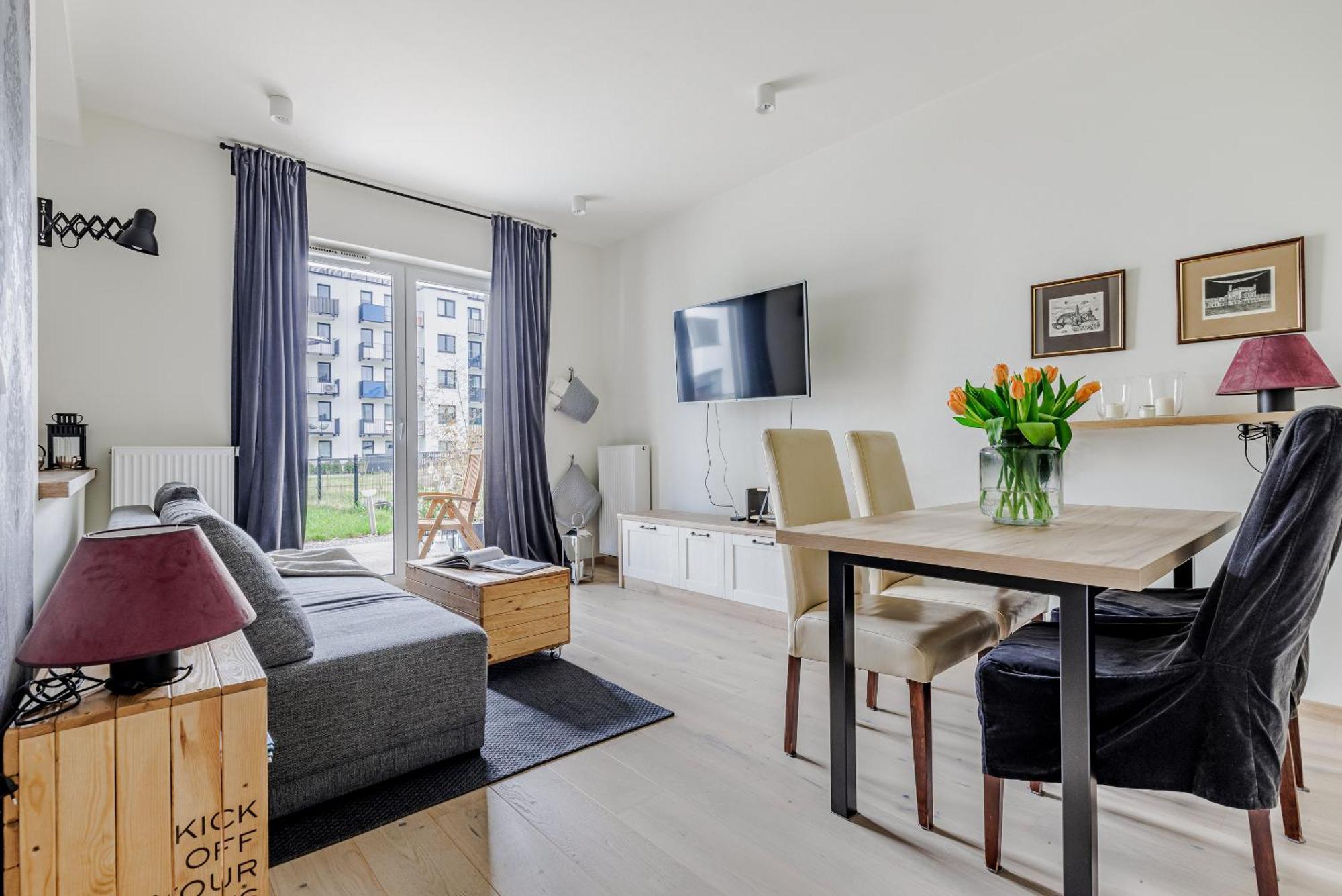 Relax&comfort New Waw 50 Sqm With Terrace, Garden, Free Parking And Ac * Warszawa